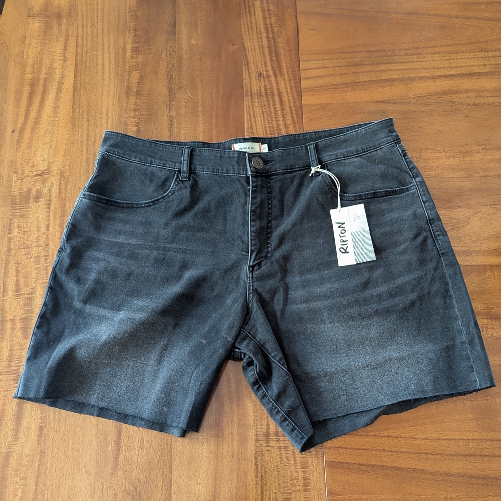 Ripton Black Jorts - Denim Shorts